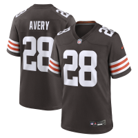 Cleveland Browns Tre Avery Nike Brown Team Game Jersey