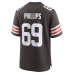 Cleveland Browns Tyre Phillips Nike Brown Team Game Jersey