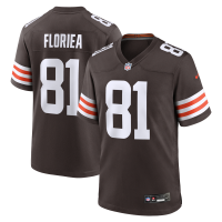 Cleveland Browns Luke Floriea Nike Brown Team Game Jersey