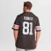 Cleveland Browns Luke Floriea Nike Brown Team Game Jersey