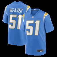 Los Angeles Chargers Rashad Weaver Nike Powder Blue Team Game Jersey
