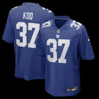 New York Giants Younghoe Koo Nike Royal Team Game Jersey