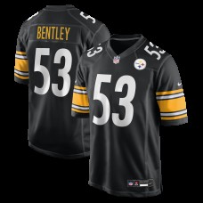 Pittsburgh Steelers JaWhaun Bentley Nike Black Team Game Jersey