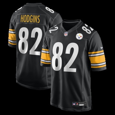 Pittsburgh Steelers Isaiah Hodgins Nike Black Team Game Jersey