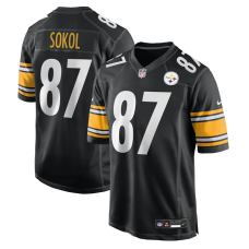 Джерси Pittsburgh Steelers Matt Sokol Nike Black Team Game Джерси Pittsburgh Steelers Matt Sokol Nike Black Team Game