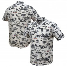 Unisex Super Bowl LX Reyn Spooner Cream Game Day Performance Button-Up Polo Unisex Super Bowl LX Reyn Spooner Cream Game Day Performance Button-Up Polo