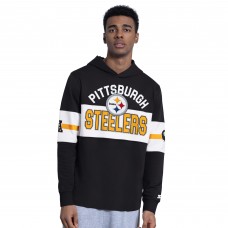 Pittsburgh Steelers Starter Black Fullback Jersey Hoodie Pittsburgh Steelers Starter Black Fullback Jersey Hoodie