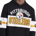 Pittsburgh Steelers Starter Black Fullback Jersey Hoodie