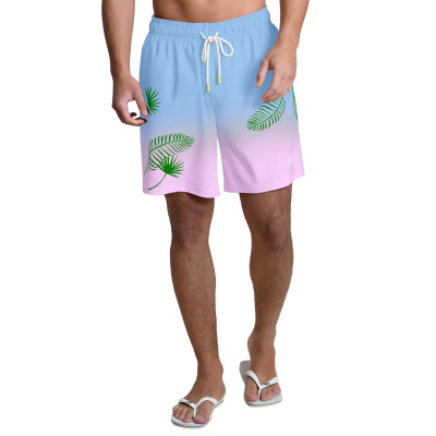 Buffalo Bills Margaritaville Light Blue Sunset On The Beach Swim Shorts