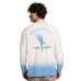 Buffalo Bills Margaritaville White/Light Blue Island Reserve Long Sleeve Slub Henley Shirt