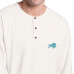 Buffalo Bills Margaritaville White/Light Blue Island Reserve Long Sleeve Slub Henley Shirt