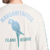 Buffalo Bills Margaritaville White/Light Blue Island Reserve Long Sleeve Slub Henley Shirt