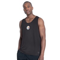 Pittsburgh Steelers MSX by Michael Strahan Black Energy Tank Top