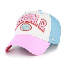 Подростковая Stoney Clover Lane x 47 Cream/Pink Super Bowl LX Glitter Clean Up Adjustable Hat Подростковая Stoney Clover Lane x 47 Cream/Pink Super Bowl LX Glitter Clean Up Adjustable Hat