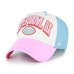 Подростковая Stoney Clover Lane x 47 Cream/Pink Super Bowl LX Glitter Clean Up Adjustable Hat Подростковая Stoney Clover Lane x 47 Cream/Pink Super Bowl LX Glitter Clean Up Adjustable Hat