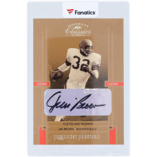 Карточка Jim Brown Cleveland Browns Autographed 2005 Donruss Classics Legend #109 #7/15