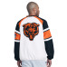 Пуловер Chicago Bears Starter White Infield Play Raglan V-Neck Jacket