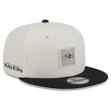Бейсболка Baltimore Ravens New Era Cream/Black 2026 NFL Training Camp 9FIFTY