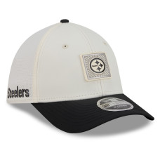 Бейсболка Pittsburgh Steelers New Era Cream/Black 2026 NFL Training Camp 39THIRTY Бейсболка Pittsburgh Steelers New Era Cream/Black 2026 NFL Training Camp 39THIRTY