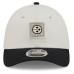 Бейсболка Pittsburgh Steelers New Era Cream/Black 2026 NFL Training Camp 39THIRTY