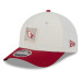 Бейсболка Arizona Cardinals New Era Cream/Cardinal 2026 NFL Training Camp 9FORTY