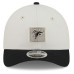 Бейсболка Atlanta Falcons New Era Cream/Black 2026 NFL Training Camp 9FORTY