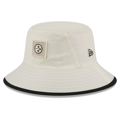 Бейсболка Pittsburgh Steelers New Era Cream 2026 NFL Training Camp Sport Bucket
