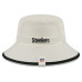 Бейсболка Pittsburgh Steelers New Era Cream 2026 NFL Training Camp Sport Bucket