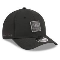 Бейсболка Baltimore Ravens New Era Black 2026 NFL Training Camp 9FORTY