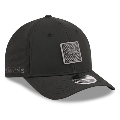 Бейсболка Baltimore Ravens New Era Black 2026 NFL Training Camp 9FORTY