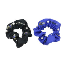 Baltimore Ravens Brianna Cannon 2-Pack Dual Scrunchie Set