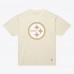 Pittsburgh Steelers Troy Polamalu Mitchell & Ness Cream Sandman Name & Number T-Shirt