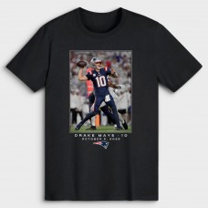 New England Patriots Drake Maye Black NFL Flash Features Week 5 T-Shirt