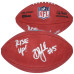 Drake London Atlanta Falcons Autographed Fanatics Authentic Wilson Duke Full Color Football with 'Rise Up!' Inscription