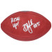 Drake London Atlanta Falcons Autographed Fanatics Authentic Wilson Duke Full Color Football with 'Rise Up!' Inscription