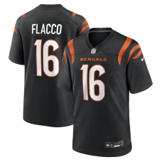Cincinnati Bengals Joe Flacco Nike Black Team Game Jersey