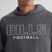 Футболка Buffalo Bills Fanatics Charcoal Clutch Long Sleeve Hooded