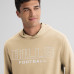 Футболка Buffalo Bills Fanatics Tan Clutch Long Sleeve Hooded