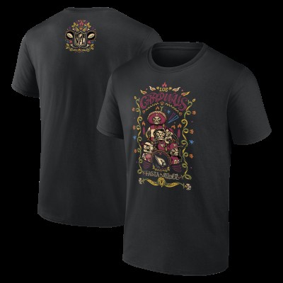 Arizona Cardinals Black Hasta La Muerte Graphic T-Shirt