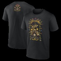 Pittsburgh Steelers Black Hasta La Muerte Graphic T-Shirt