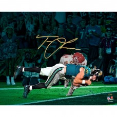 Trevor Lawrence Jacksonville Jaguars Autographed Fanatics Authentic 16 x 20 Game-Winning Touchdown vs. Kansas City Chiefs Photograph - Teal Colorway - Limited Edition of 50