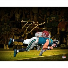 Trevor Lawrence Jacksonville Jaguars Autographed Fanatics Authentic 16 x 20 Game-Winning Touchdown vs. Kansas City Chiefs Photograph - Gold Colorway - Limited Edition of 25