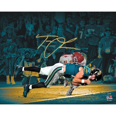 Trevor Lawrence Jacksonville Jaguars Autographed Fanatics Authentic 16 x 20 Game-Winning Touchdown vs. Kansas City Chiefs Photograph - Jags Colorway - Limited Edition of 10