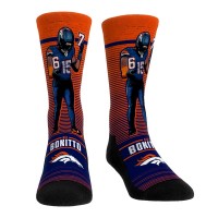 Unisex Denver Broncos Nik Bonitto Rock Em Socks Player Celebration Crew Socks
