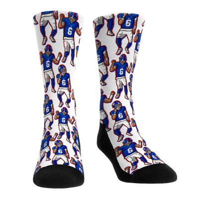 Unisex New York Giants Jaxson Dart Rock Em Socks Player Celebration Crew Socks