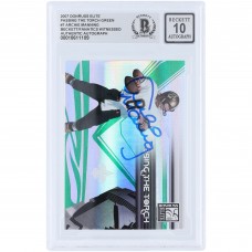 Archie Manning New Orleans Saints Autographed 2007 Donruss Elite Passing The Torch Green #PT-7 #/400 Beckett Fanatics Witnessed Authenticated 10 Card