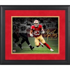 Christian McCaffrey San Francisco 49ers Facsimile Signature Fanatics Authentic Framed 11 x 14 Spotlight Photograph