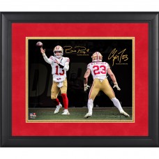 Christian McCaffrey & Brock Purdy San Francisco 49ers Facsimile Signature Fanatics Authentic Framed 11 x 14 Spotlight Photograph