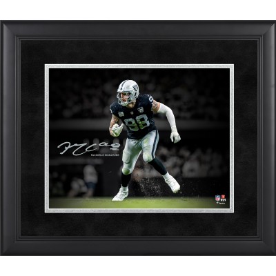 Maxx Crosby Las Vegas Raiders Facsimile Signature Fanatics Authentic Framed 11 x 14 Spotlight Photograph