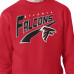 Свитшот Atlanta Falcons Starter Red Modern Tailsweep Fleece